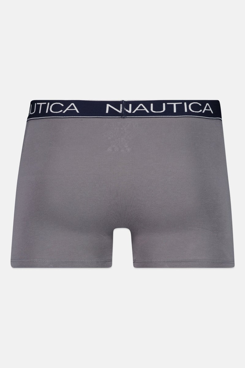 NAUTICA Men 3 Pieces Brand Logo Boxer, Multicolor - Image 2